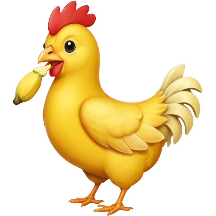 Chicken banana  emoji
