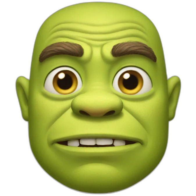 ugly shrek emoji