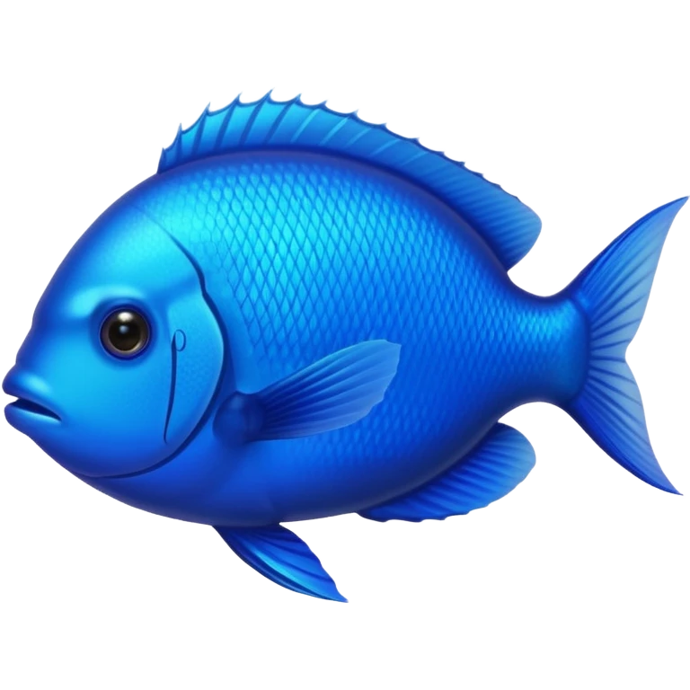 Blue damselfish emoji
