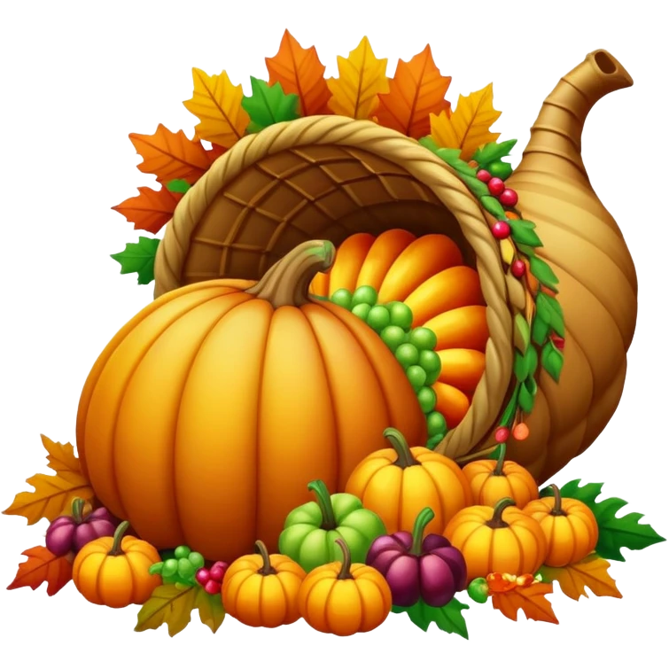 thanksgiving cornucopia emoji