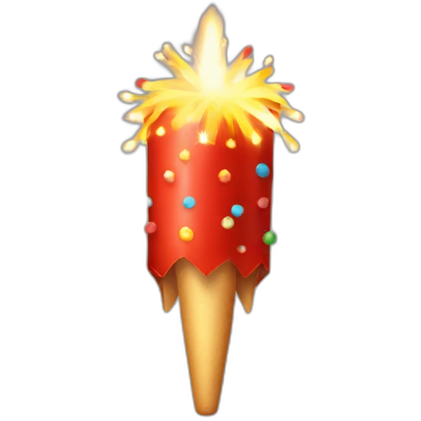 festive firecracker emoji