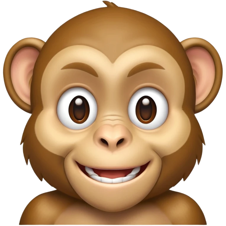 smiling monkey face emoji