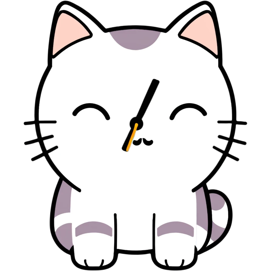 kit cat clock  emoji