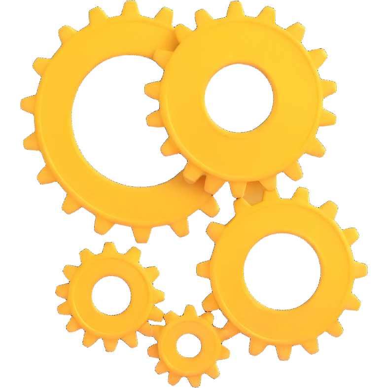 yellow gear cog emoji