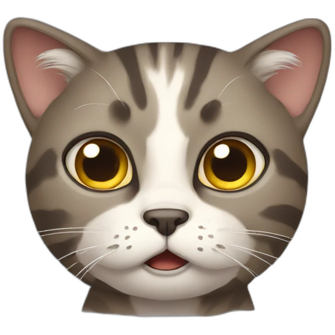 Very frightened cat emoji