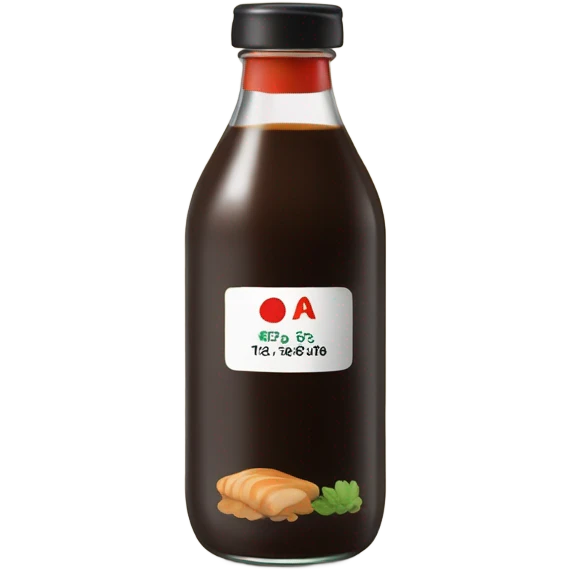 a bottle of Teriyaki Sauce emoji