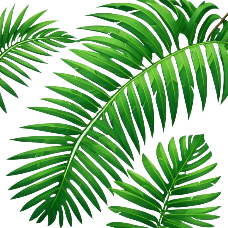 Palm leaves emoji
