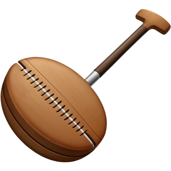 Hurley and sliotar as in what's used for the Irish sport  emoji