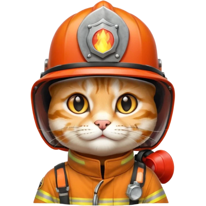 fireman cat emoji