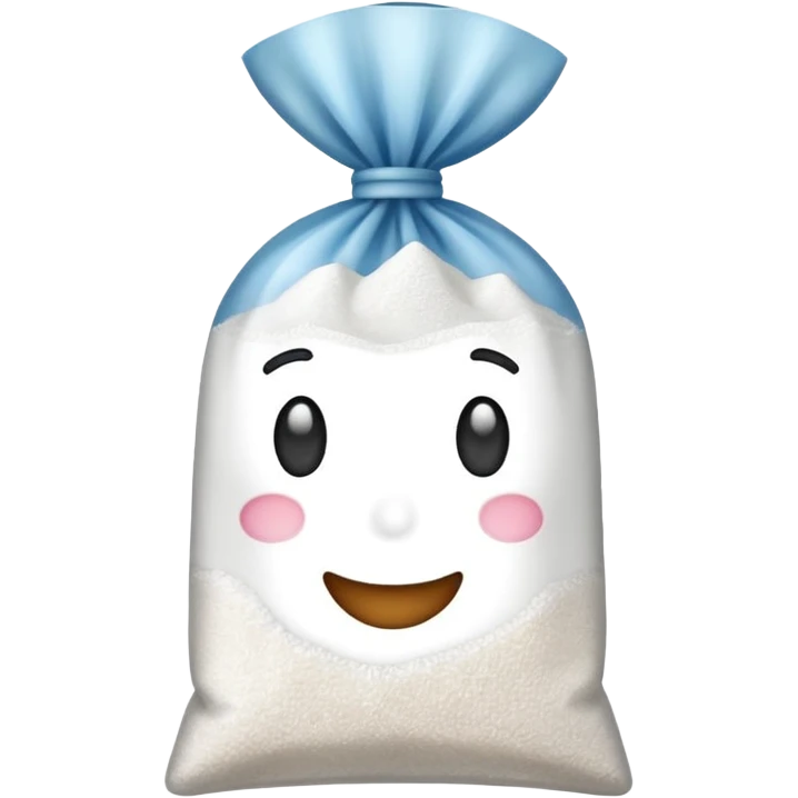 bag of sugar no face emoji