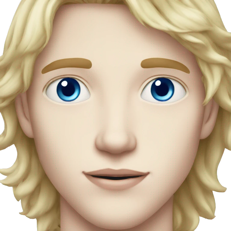 Vanya bold Young men with blue eyes and pale skin emoji