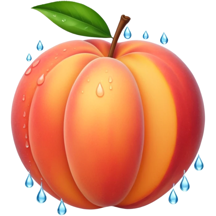 🍆+💦+🍑 emoji