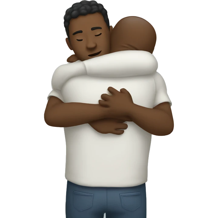 white hugs emoji