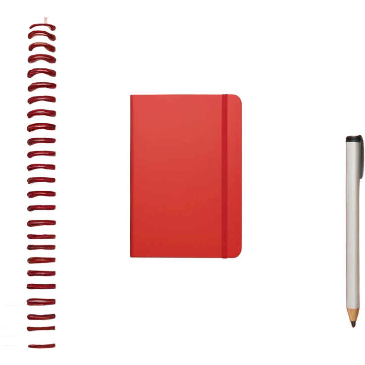 Red notebook emoji