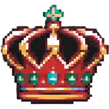 YouTube channel member badge with crown and red play button emoji