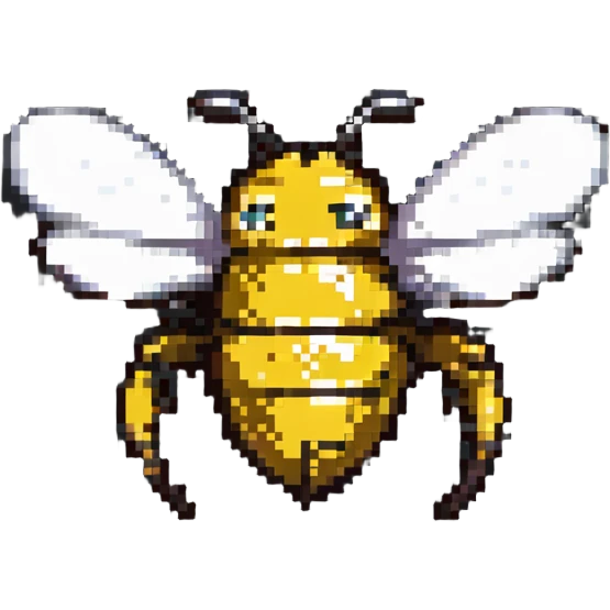 minecraft bee facing forward emoji