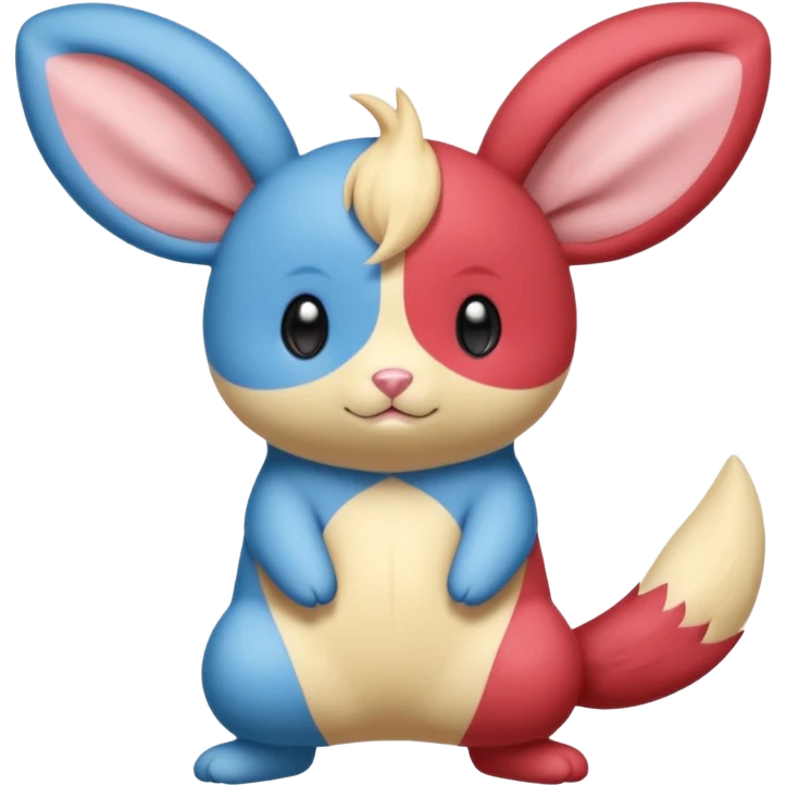Teddiursa-Minccino-Plusle-Minun-fusion  emoji