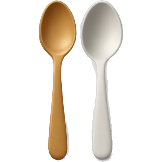 spoon with white subtance emoji