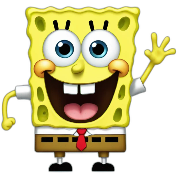 spongebob squarepants with patrick emoji