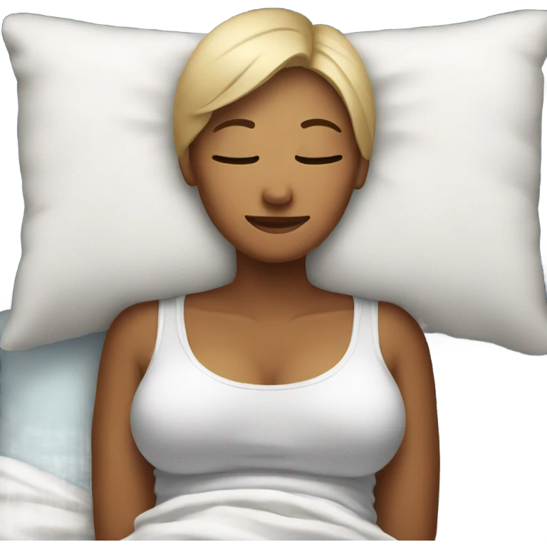 mom laying in bed emoji