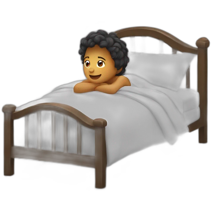 kid in bed emoji