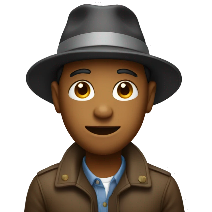 human with a hat emoji