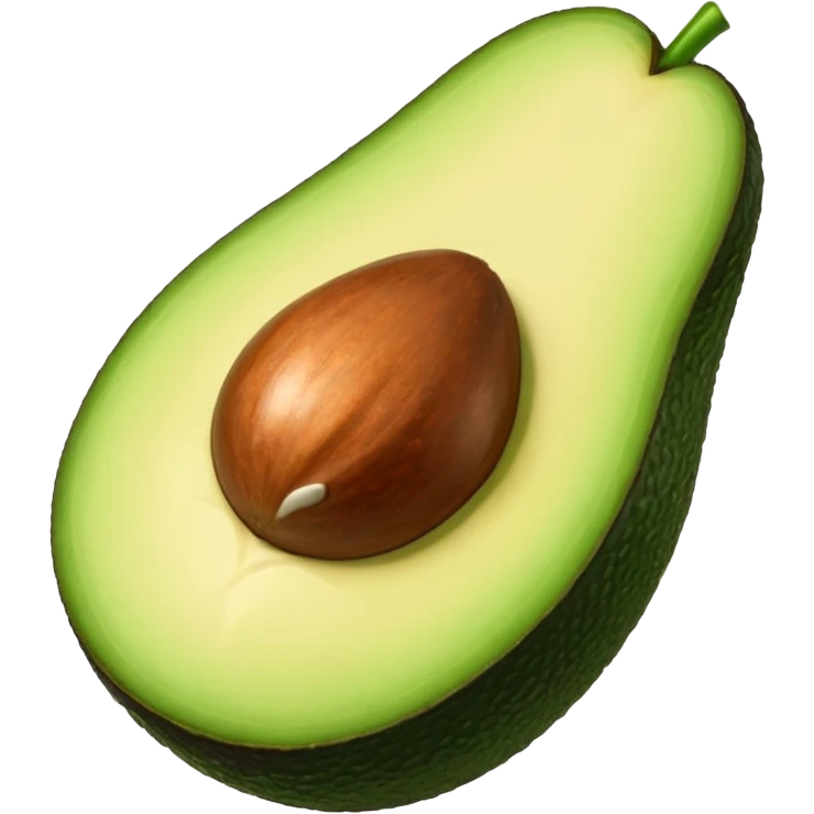 Whole avocado emoji