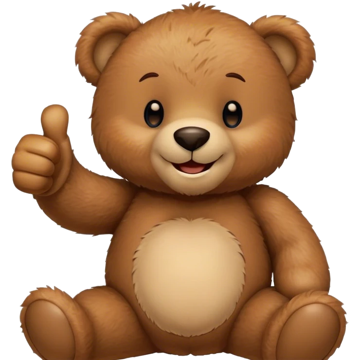 一直小熊在说很赞 emoji