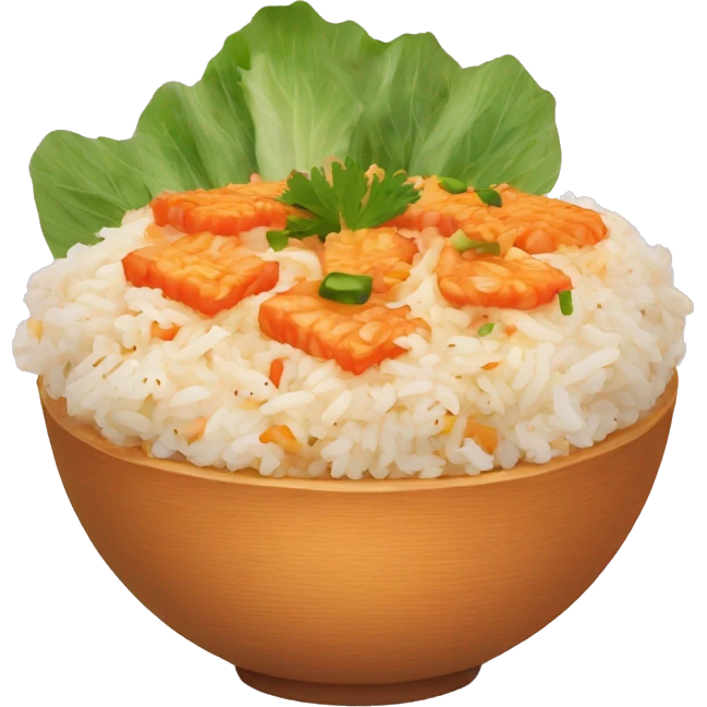 kimchi fried rice emoji