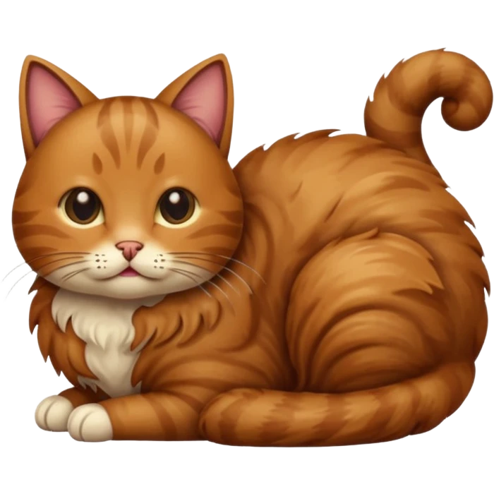 Cat pooping emoji