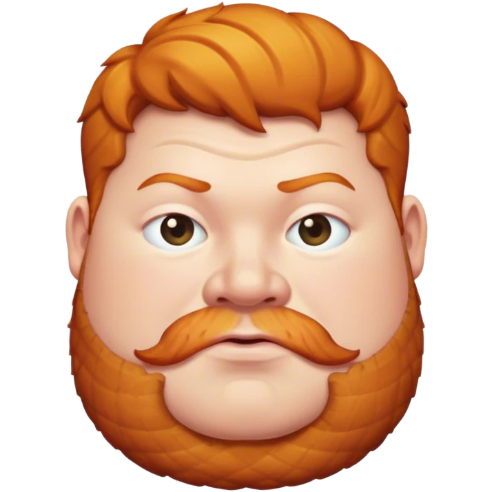 Fat ginger  emoji