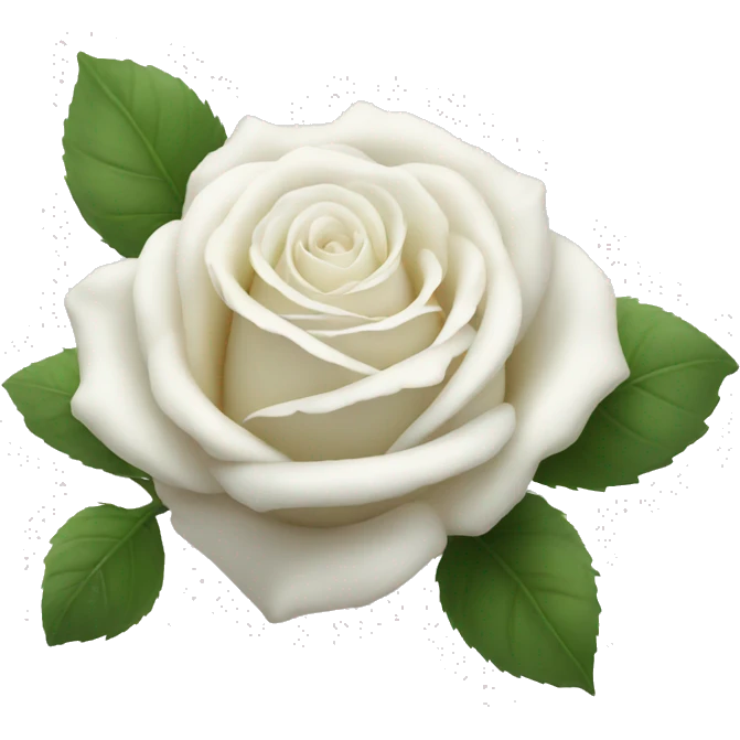 White roses emoji