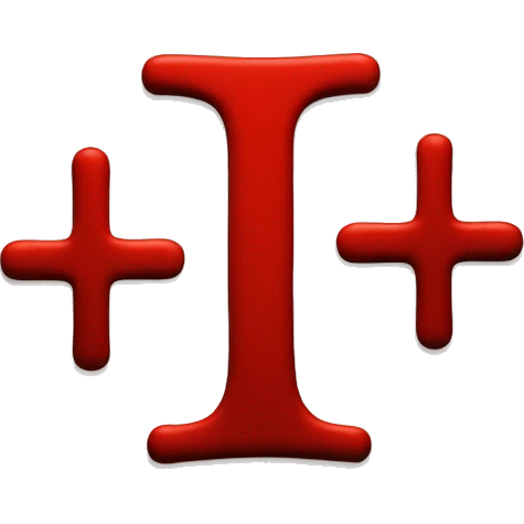 "+1 PLETE" red text emoji