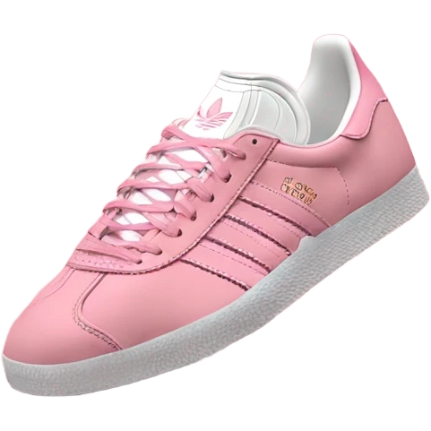 Adidas gazelle pink  emoji