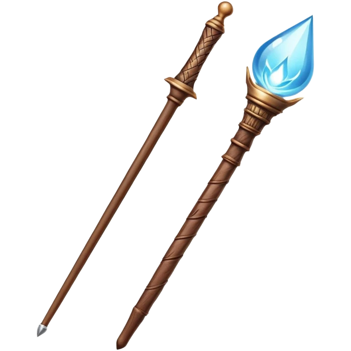 Harry potter magic wand emoji