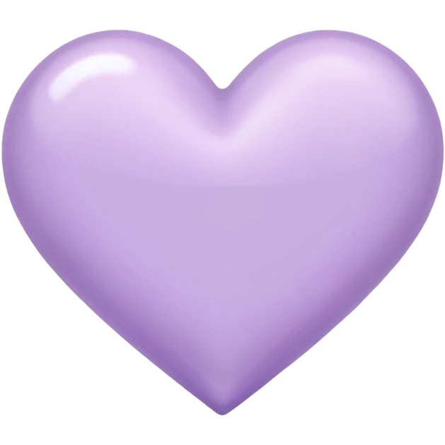 pastel lilac heart emoji