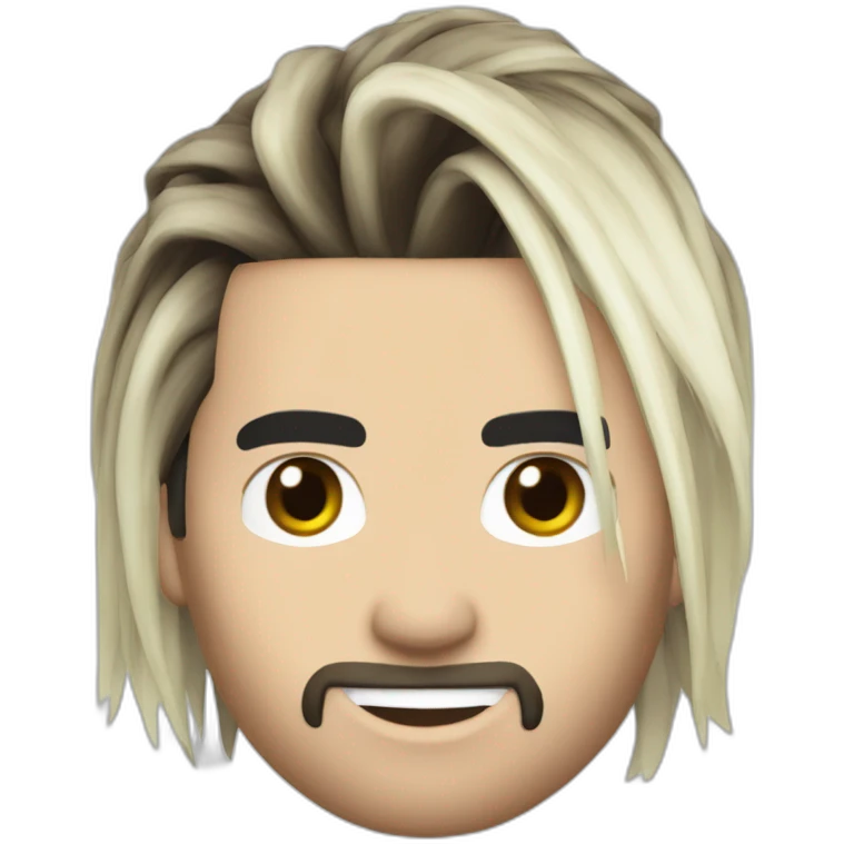 Bill Kaulitz hair down emoji
