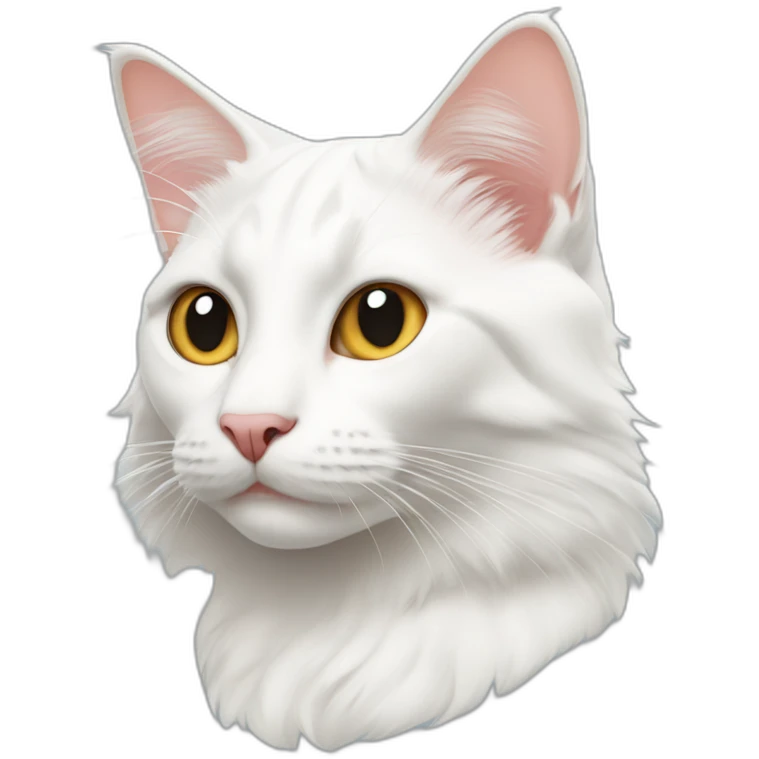 the turkish van cat emoji