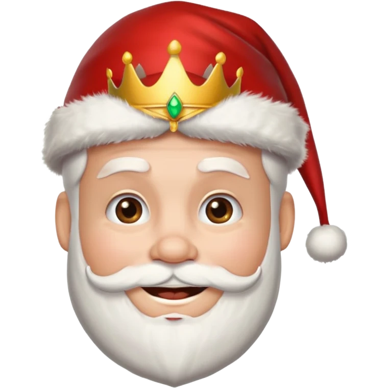 santa with crown emoji