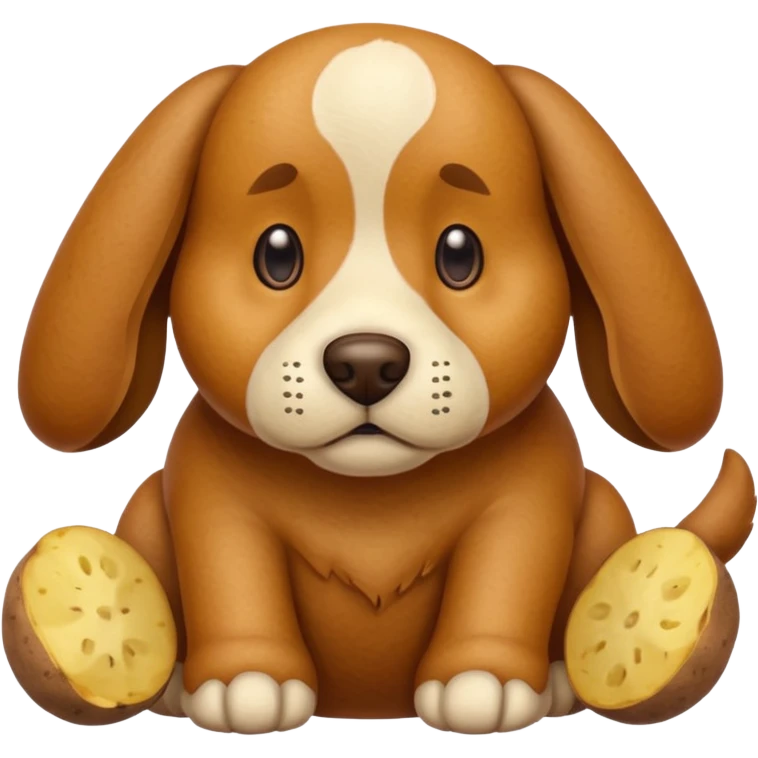 Potato dog emoji
