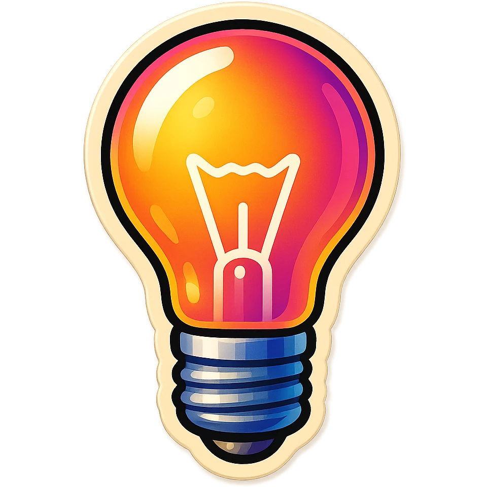 bulb emoji