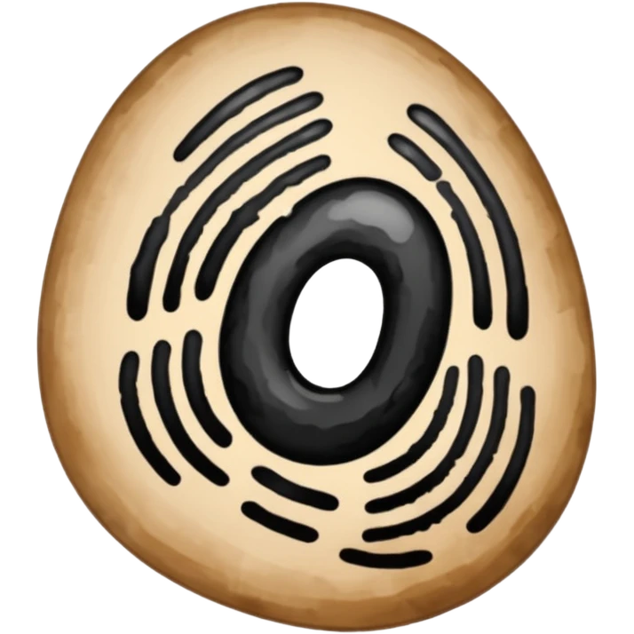 finger print on ink emoji