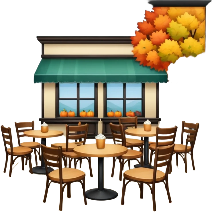 Fall cafe emoji