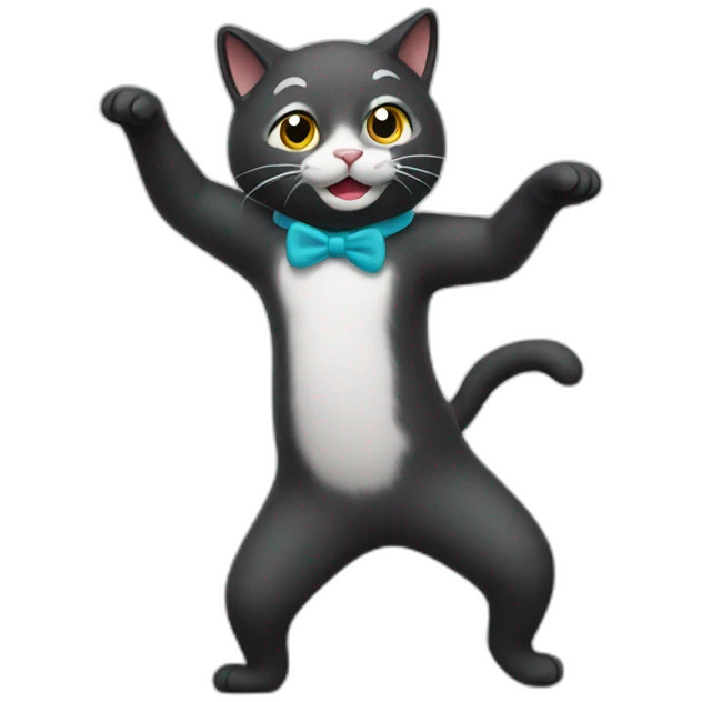 dancing cat emoji