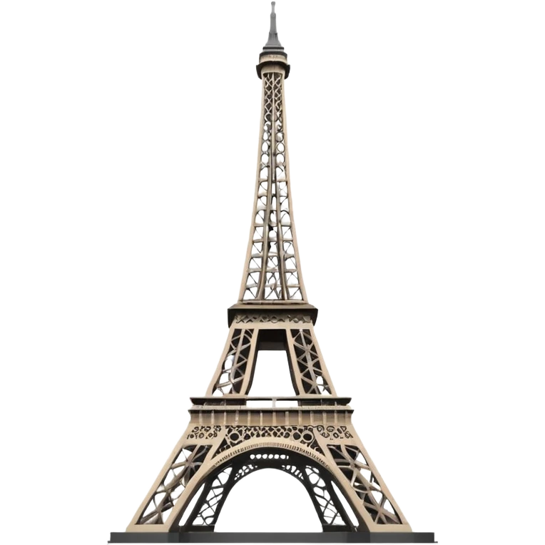 MENARA EIFFEL ICONIC BUILDING WITHOUT BACKGROUND emoji