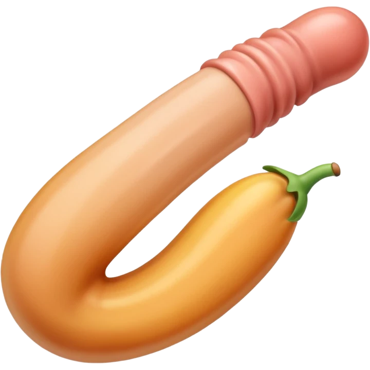 Penis with a weenie sfw emoji