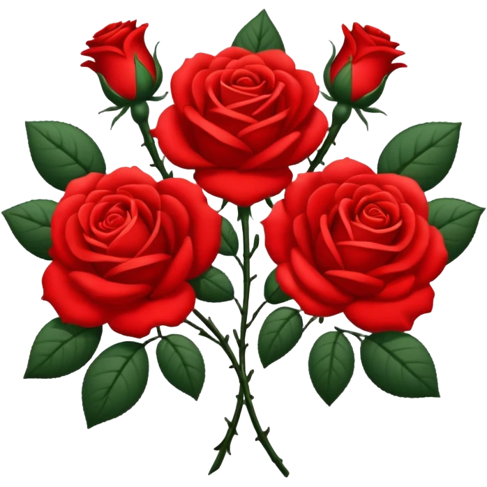 brasão com rosas condessa vermelha emoji