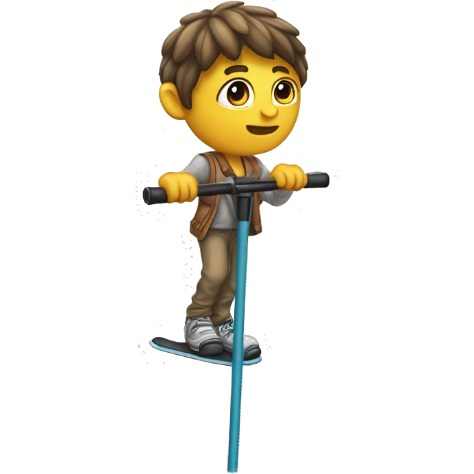 Dinausoure on a pogostick  emoji