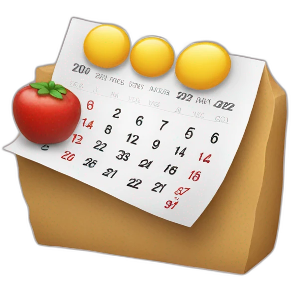 Calendar 2022 emoji