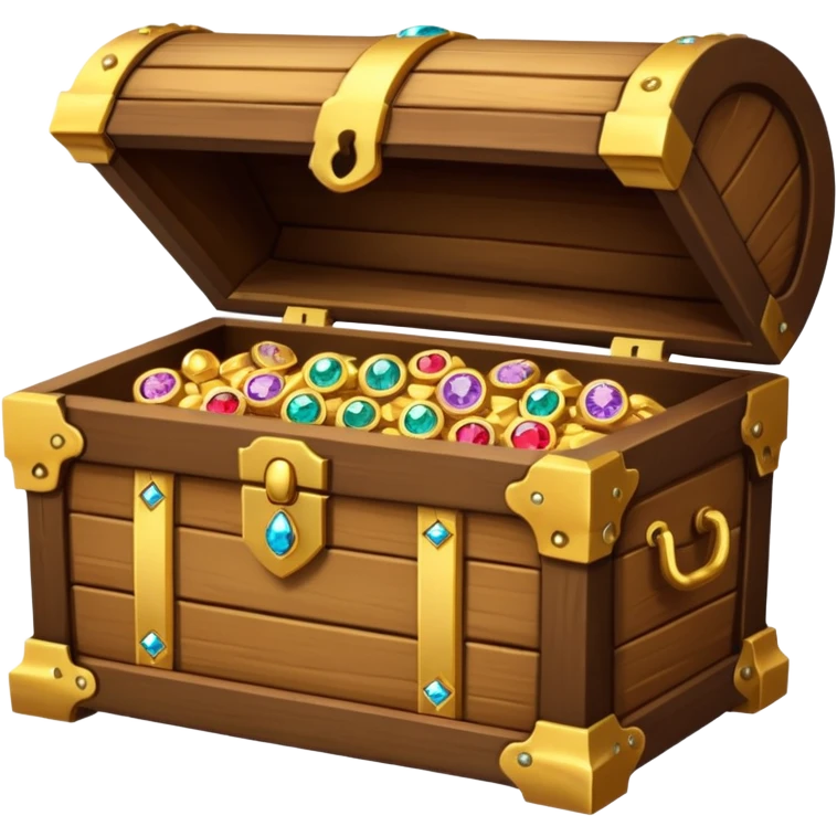 Treasure chest with open lid emoji